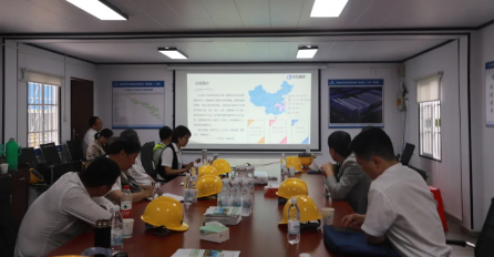 省人社廳黨組成員、副廳長(zhǎng)葛平安一行調(diào)研中達(dá)建設(shè)項(xiàng)目